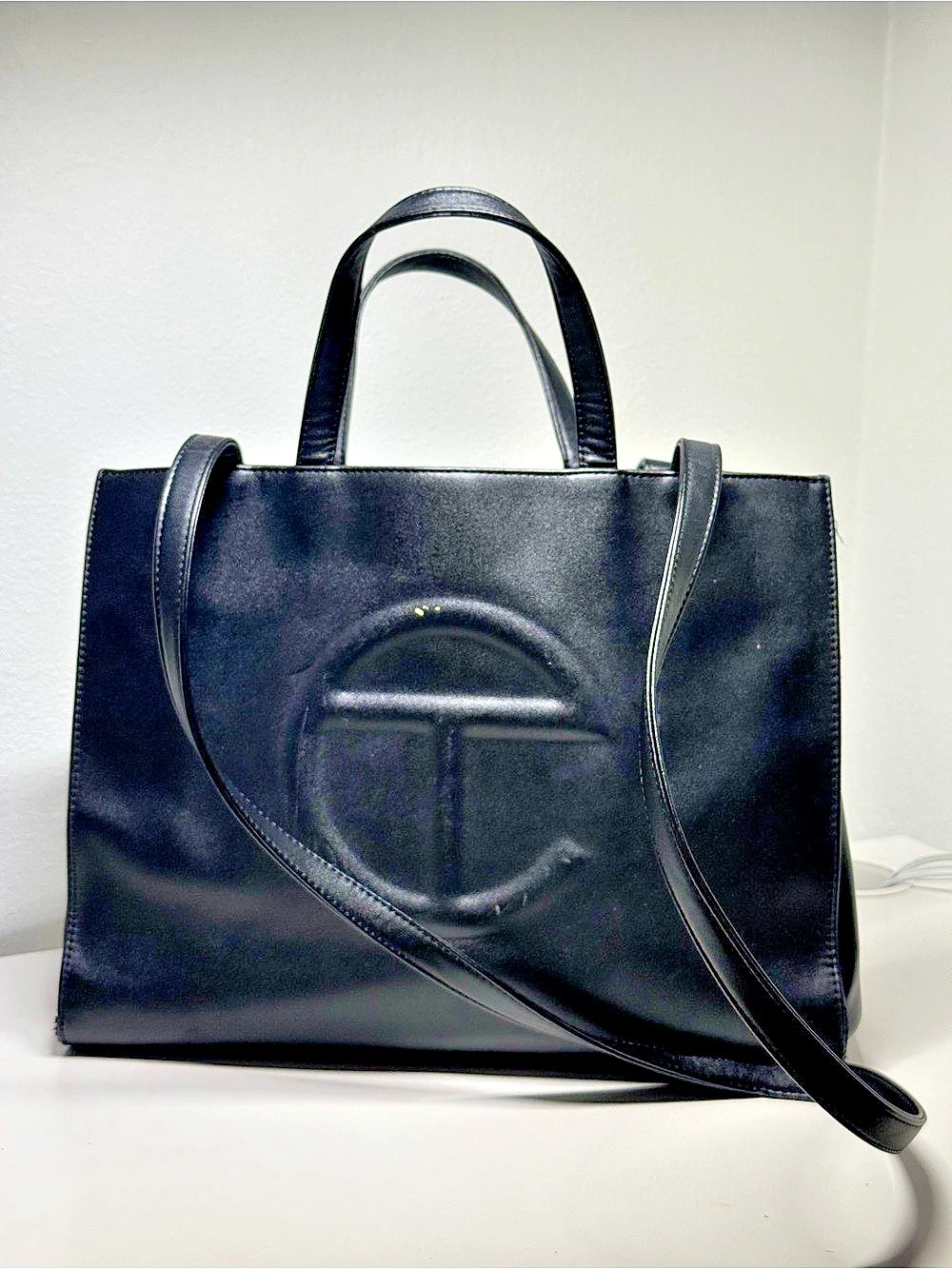 Telfar Medium Shopping Bag Black Tote